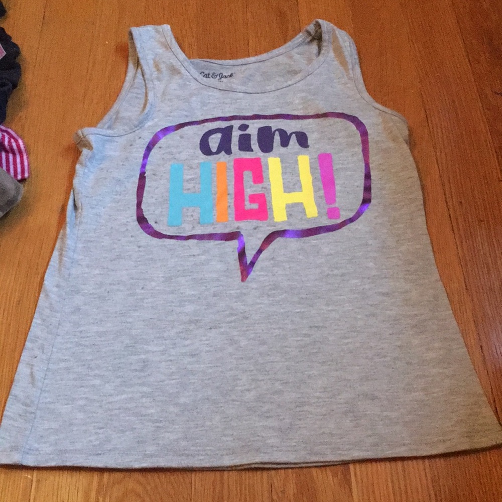 Girls Cat & Jack pajama tank top size medium 7/8